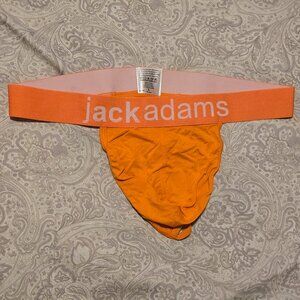 Jack Adams Bamboo Thong - Orange - Large
